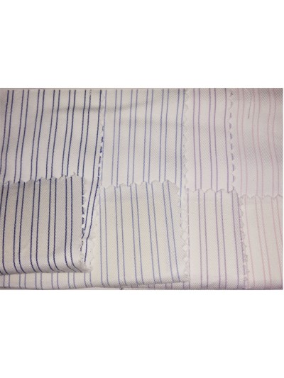 JS-JAMS  60%cotton  40%polyester  80/2*45  恤衫布7  間條 45度照